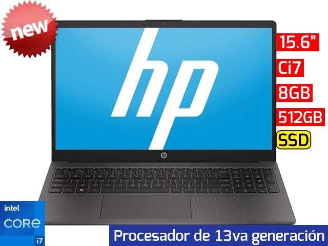HP 250 G10 | 15.6&quot; HD - Ci7 13va - 8GB - 512GB SSD - FreeOS