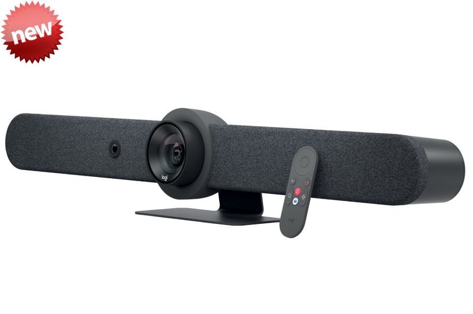 Logitech Rally Bar | Cámara de videoconferencia Todo en Uno para salas medianas a grandes