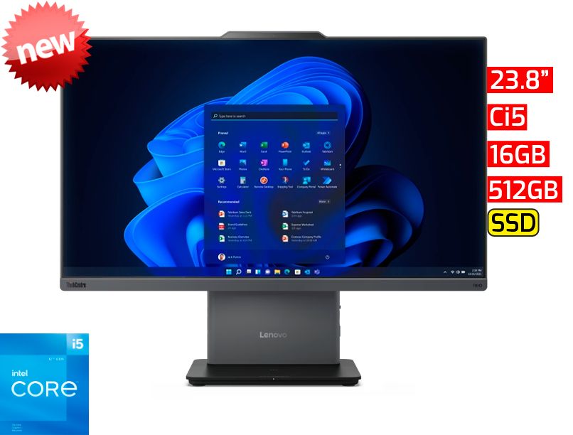 Lenovo ThinkCentre Neo 50a G5 All In One | 23.8&quot; - Ci5 13va - 16GB - 512GB SSD