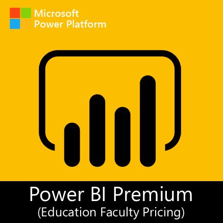 Microsoft Power BI Premium (Education Faculty Pricing) | Suscripción Anual (CSP) por usuario