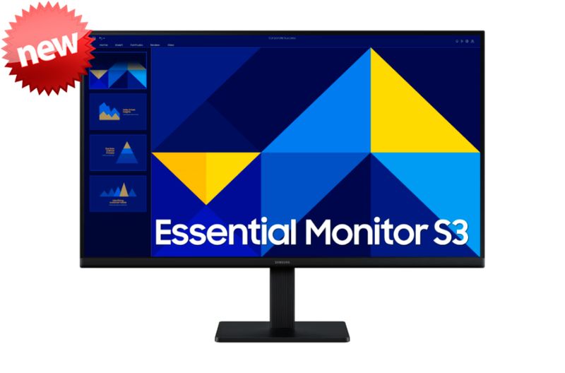 Monitor Plano Samsung Essential Full HD | 27&quot; | 100 Hz | 5 ms