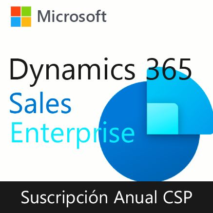 Dynamics 365 Sales Enterprise Edition | Suscripción Anual (CSP) por usuario