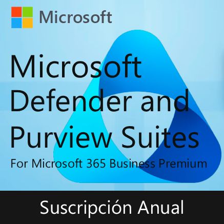 Microsoft Defender and Purview Suites for Microsoft 365 Business Premium | Suscripción Anual CSP por usuario