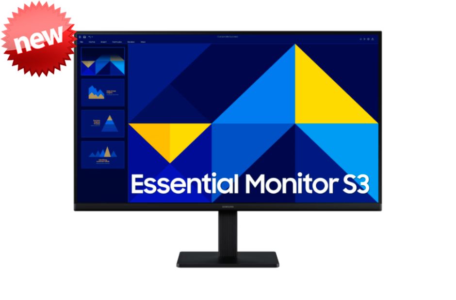 Monitor Plano Samsung Essential Full HD | 22&quot; | 100 Hz | 5 ms
