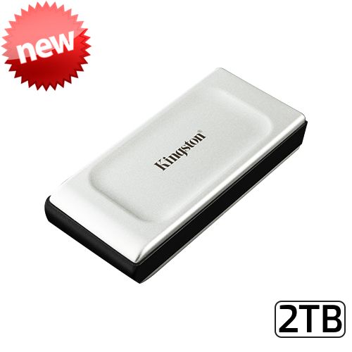 Kingston XS2000 | Unidad de Estado Sólido Portátil | USB 3.2 Gen 2x2 Tipo-C | 2TB | Color Plateado