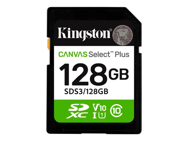 Kingston Canvas Select Plus | Tarjeta de memoria flash Micro SD | Class10 | 128GB