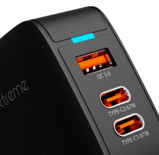 Klip Xtreme PowerWall 67 | Cargador de pared de 3 puertos