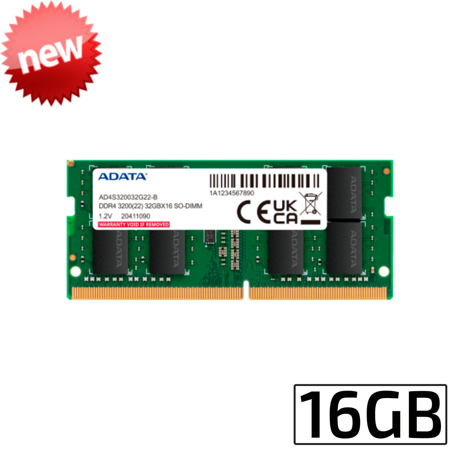 Adata Memoria RAM DDR4 | 16GB - 3200 MHz - SO-DIMM - 260pin