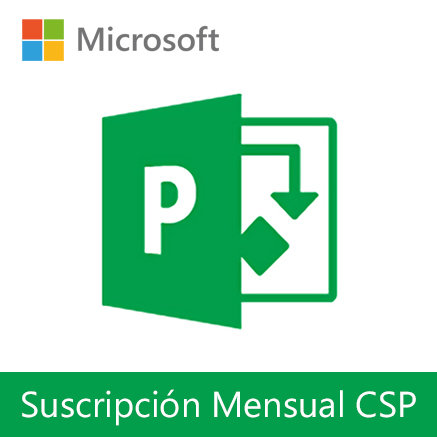 Microsoft Project Online | Suscripción Mensual (CSP) por usuario