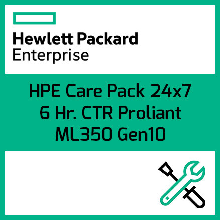 HPE Care Pack 24x7 6 Hr. CTR | ProLiant ML350 Gen10