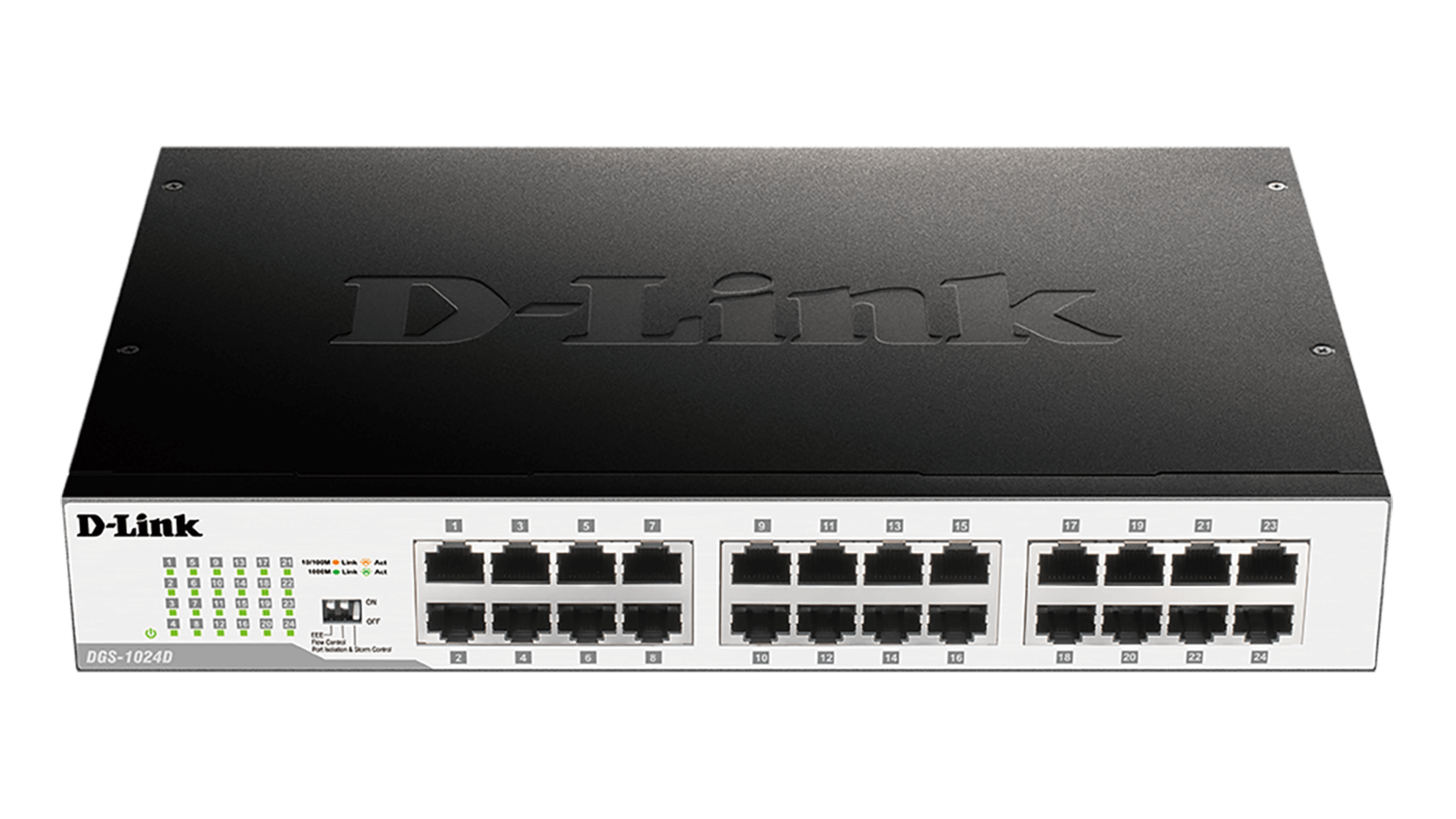 D-Link Switch 24 puertos 10/100/1000 Mbps No Gestionable