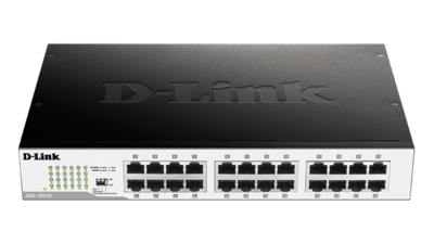 D-Link Switch | 24 puertos 10/100/1000 Mbps No Gestionable