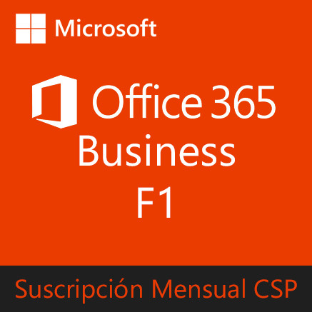 Microsoft Office 365 F1 | Suscripción Mensual (CSP) por usuario