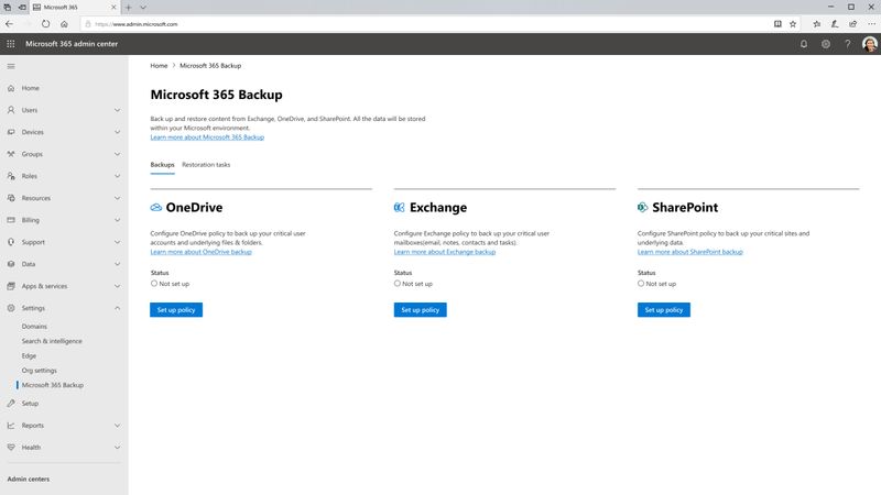 Microsoft 365 Backup | Pago Mensual por uso por GB