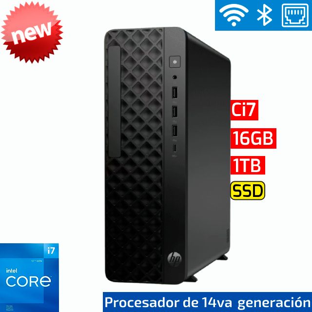 HP ProDesk 2 SFF G1i | Ci7 14va - 16GB DDR5 - 1TB SSD HP ProDesk 2 SFF G1i | Ci7 14va - 16GB DDR5 - 1TB SSD