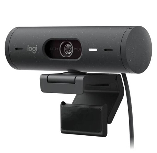 Logitech Brio 505 | Cámara USB-C Full HD Empresarial | Color Grafito | 90°