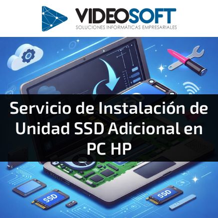 Servicio de Instalación SSD Adicional en PC HP