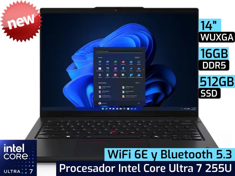 Lenovo ThinkPad L14 Gen 6 | 14" WUXGA - Intel Core Ultra 7 255U - 16GB DDR5 - 512GB SSD