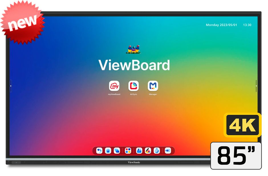 ViewSonic ViewBoard IFP8651 | Pantalla Interactiva 4K | 85"