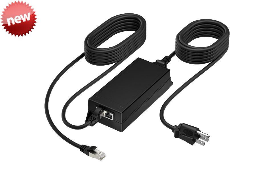 Poly PoE++ 65W 2.5G | Adapter with 3.66m CAT6A Cable and Power Cord