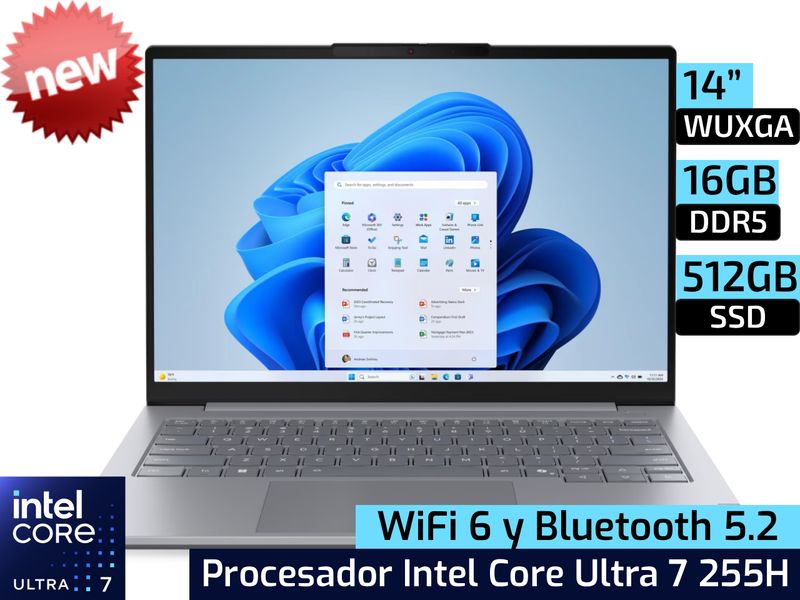 Lenovo ThinkBook 14 G8 | 14" WUXGA - Intel Core Ultra 7 255H - 16GB DDR5 - 512GB SSD Lenovo ThinkBook 14 G8 | 14" WUXGA - Intel Core Ultra 7 255H - 16GB DDR5 - 512GB SSD
