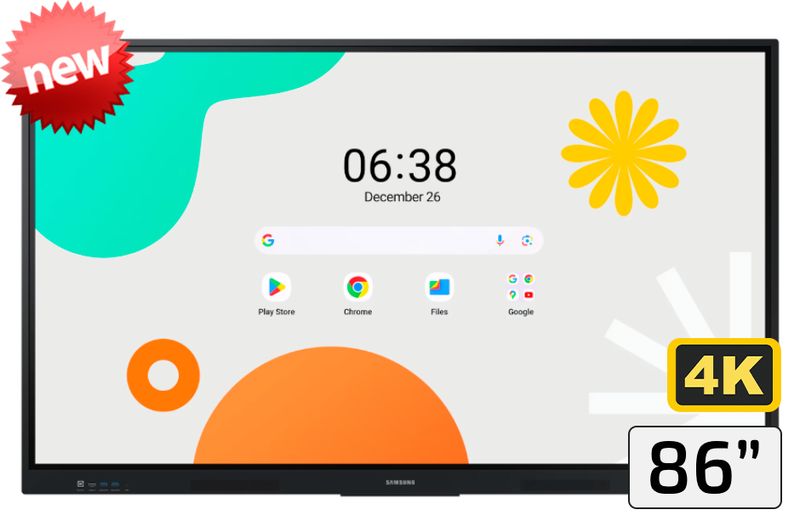 Samsung Pantalla Interactiva WAF | 4K | 86"