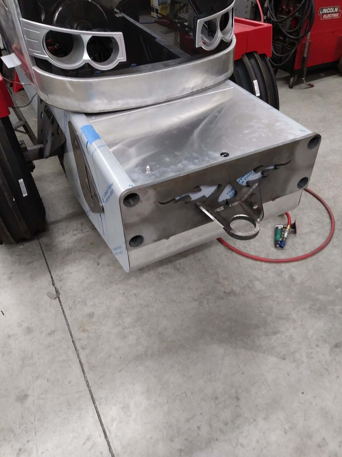front plate with tow hook