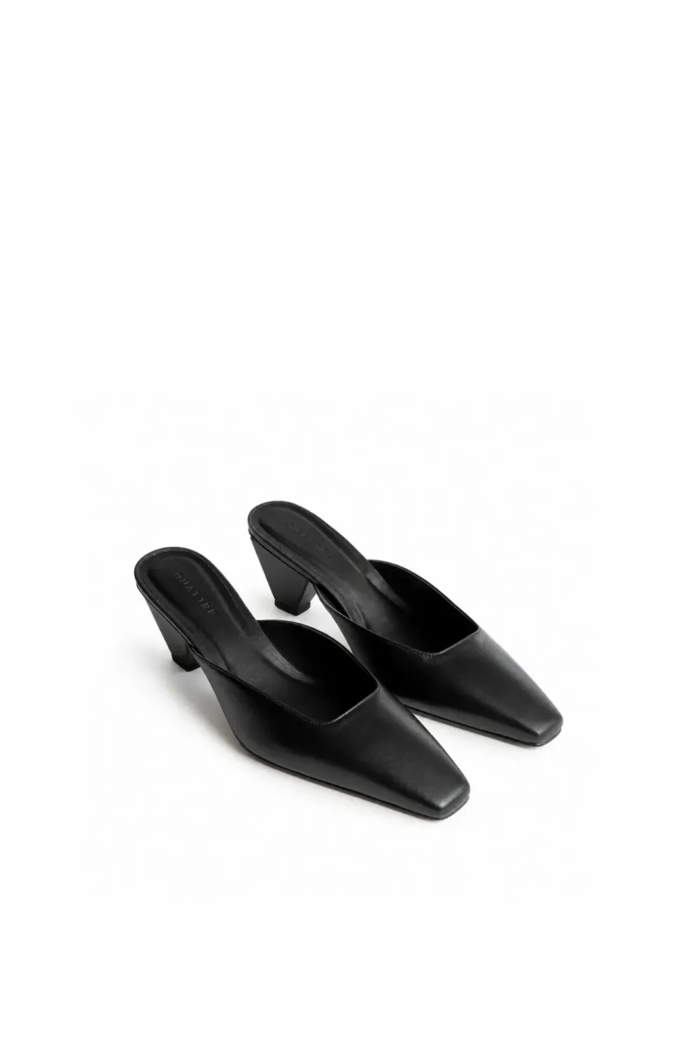 Heidi Pointed-Toe Mule | Black