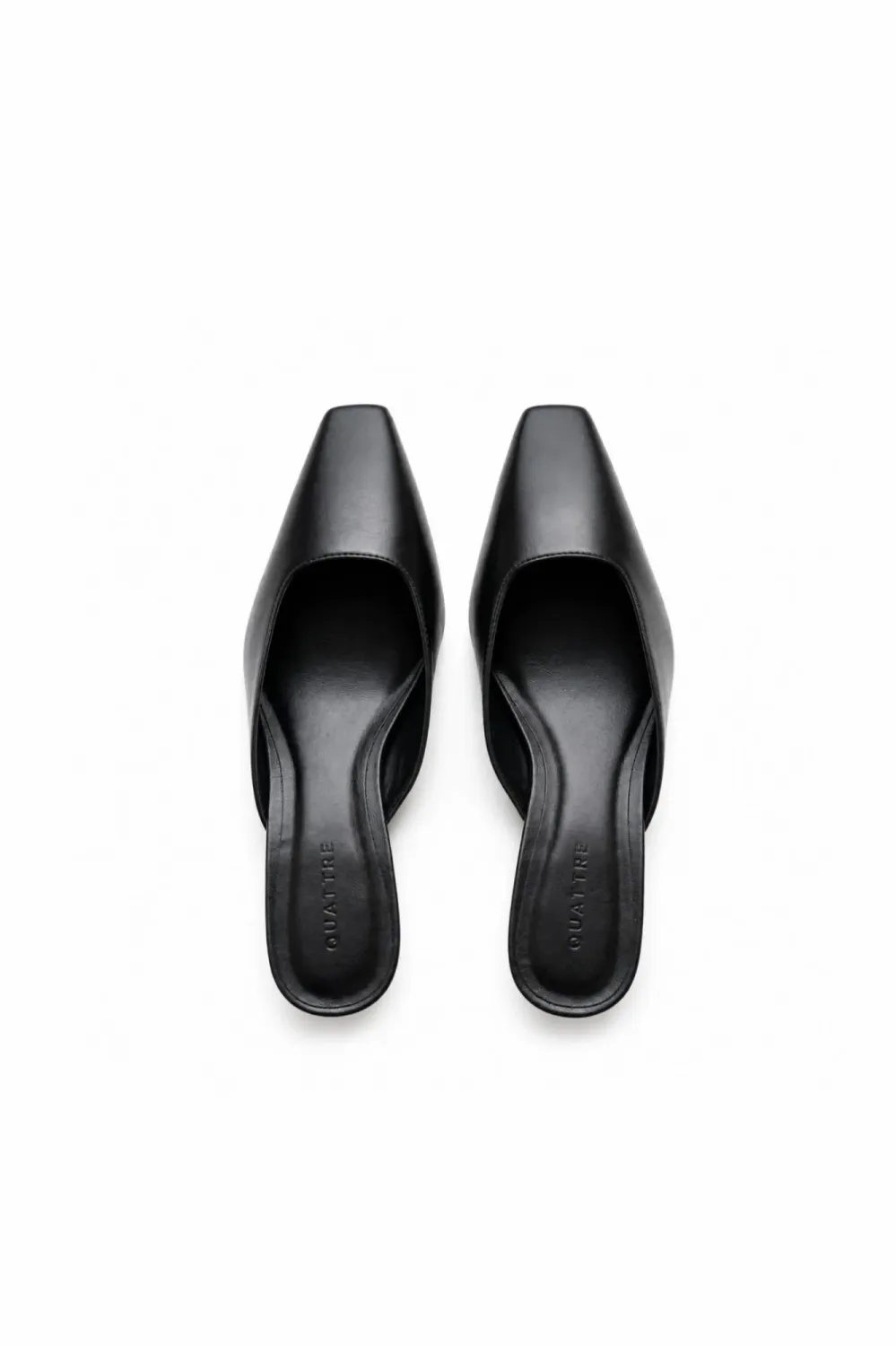 Heidi Pointed-Toe Mule | Black