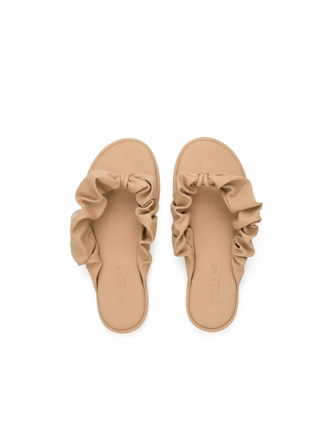 Capri Flat Sandal | Nude