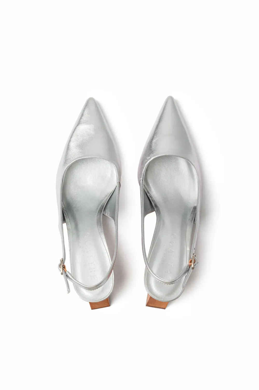 Nowa Pointed-Toe Pump | Silver