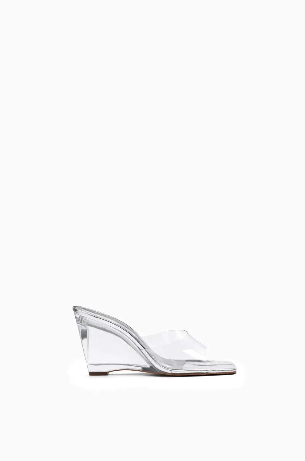 Artic Clear Vinyl Clog | Silver