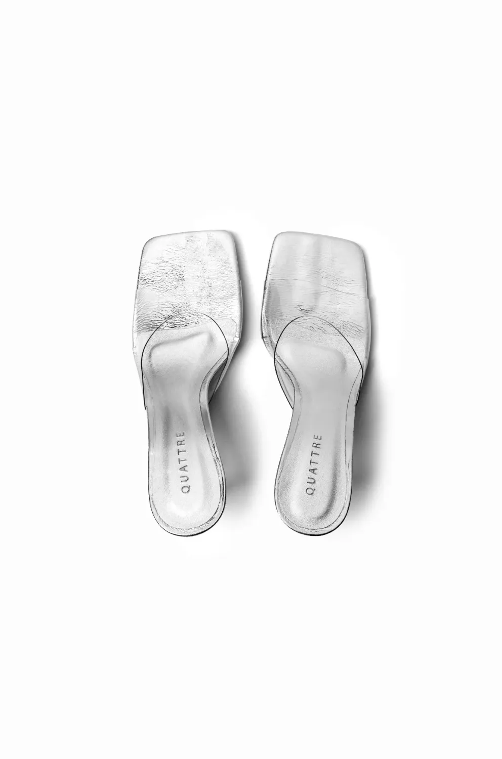 Artic Clear Vinyl Clog | Silver