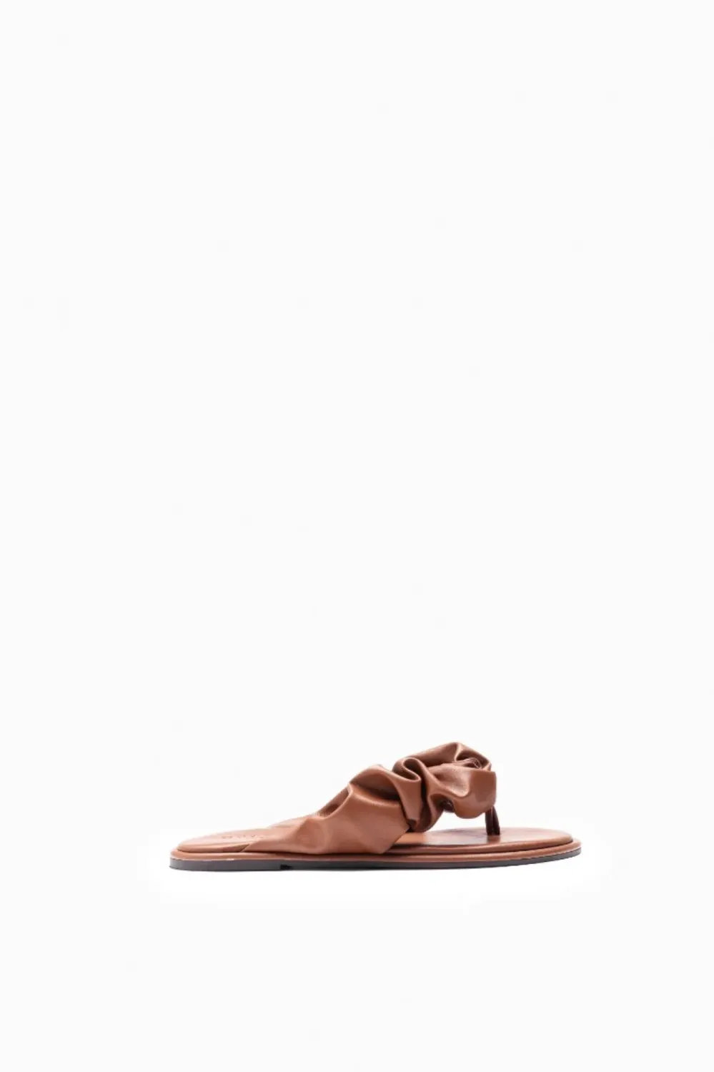 Capri Flat Sandal | Brown