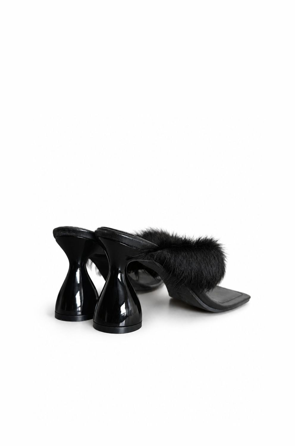 Alva Shearling Clog | Black
