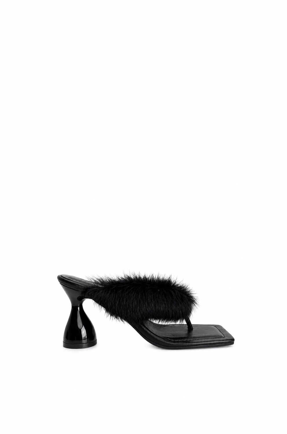 Alva Shearling Clog | Black