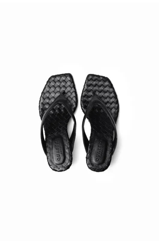 Luna Woven Leather Clog, second view