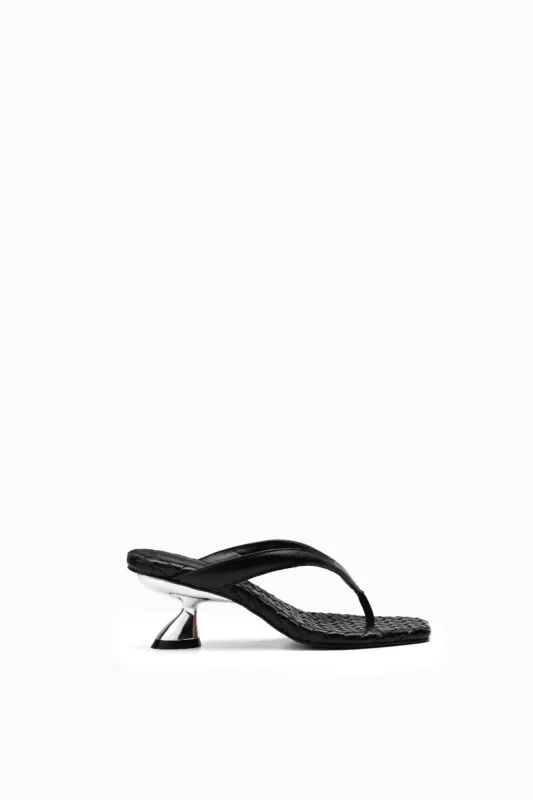 Luna Woven Leather Clog