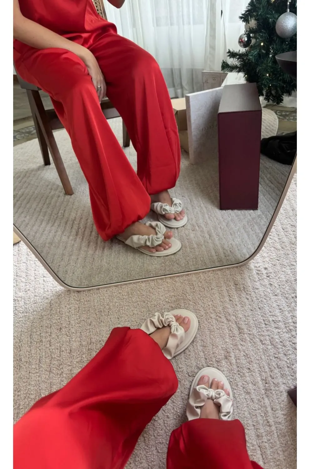 Capri Flat Sandal | Off White