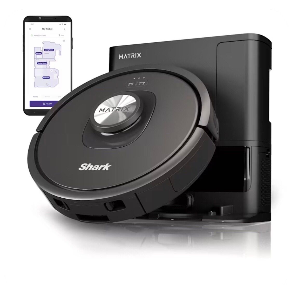 Aspiradora robot con autovaciado Shark Matrix™