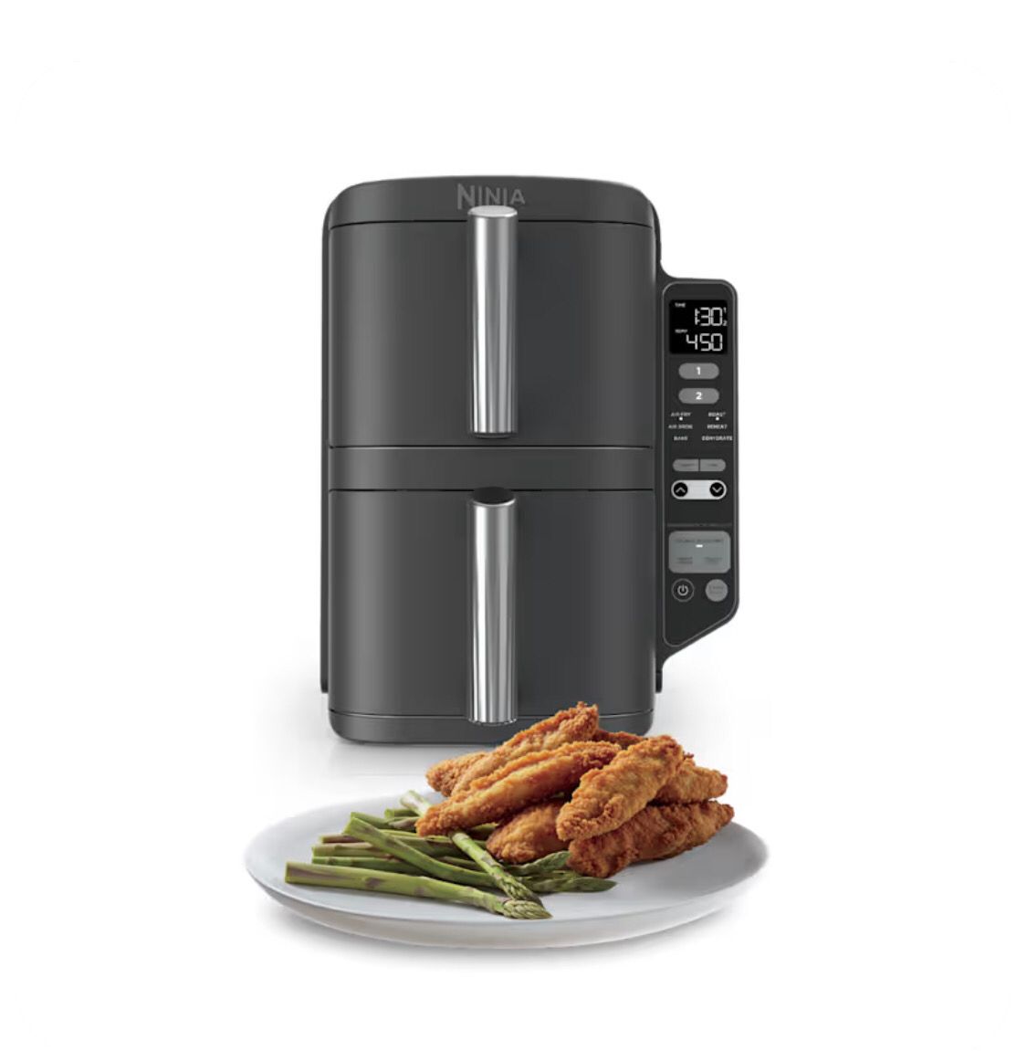Ninja DoubleStack™ Freidora de Aire de Doble Canasta 8 QT