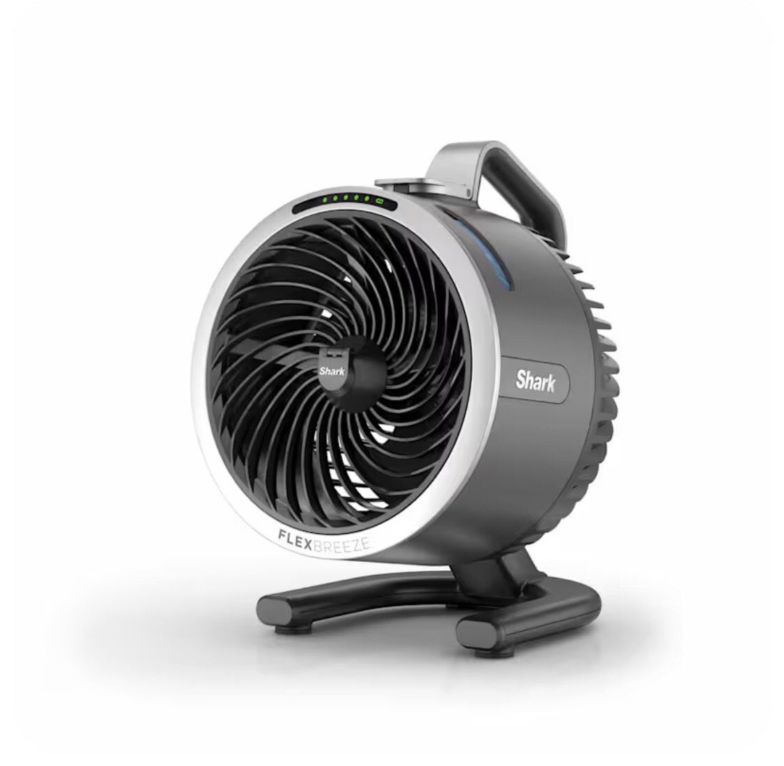 El ventilador Shark ™ FlexBreeze ™ HydroGo ™ es un ventilador ultrapotente y ultraportátil con brisa personal para interiores y exteriores. Lleva la brisa a cualquier lugar gracias a su tanque integra