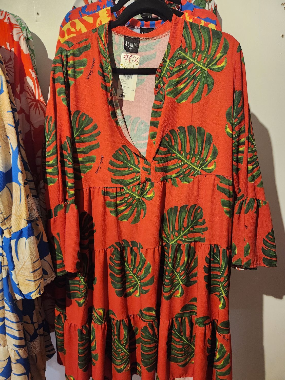 Aloha Tahiti Red and green