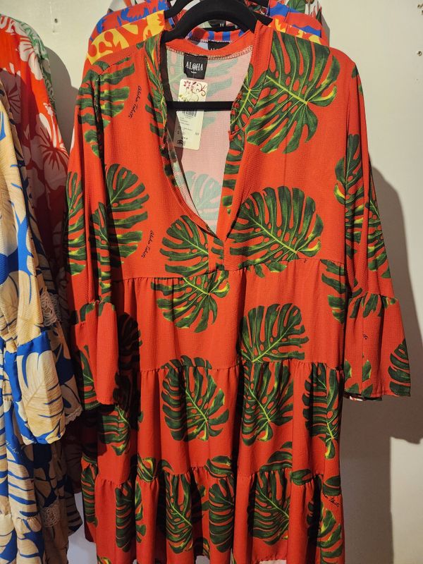 Aloha Tahiti Red and green