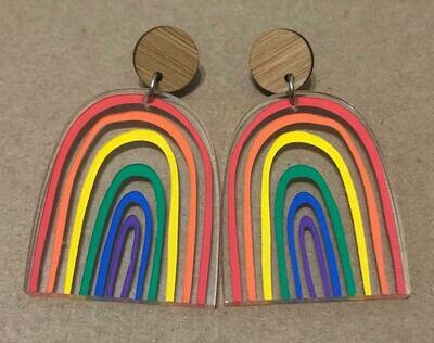 Large Bright & Happy Rainbow dangles Large Bright & Happy Rainbow dangles