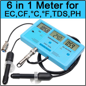 Multifunction 6-in-1 Water Tester