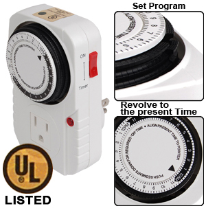 Programmable Indoor Digital Timer Switch UL Listed