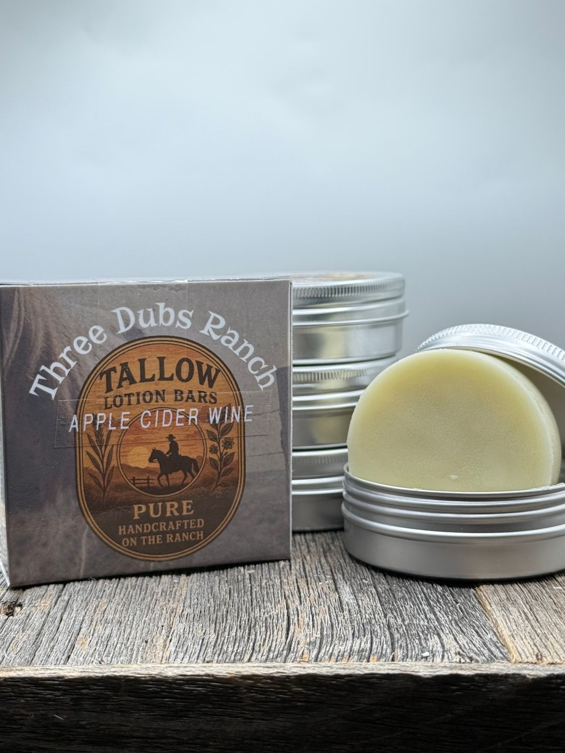 Tallow Lotion Bars: Apple Cider Wine