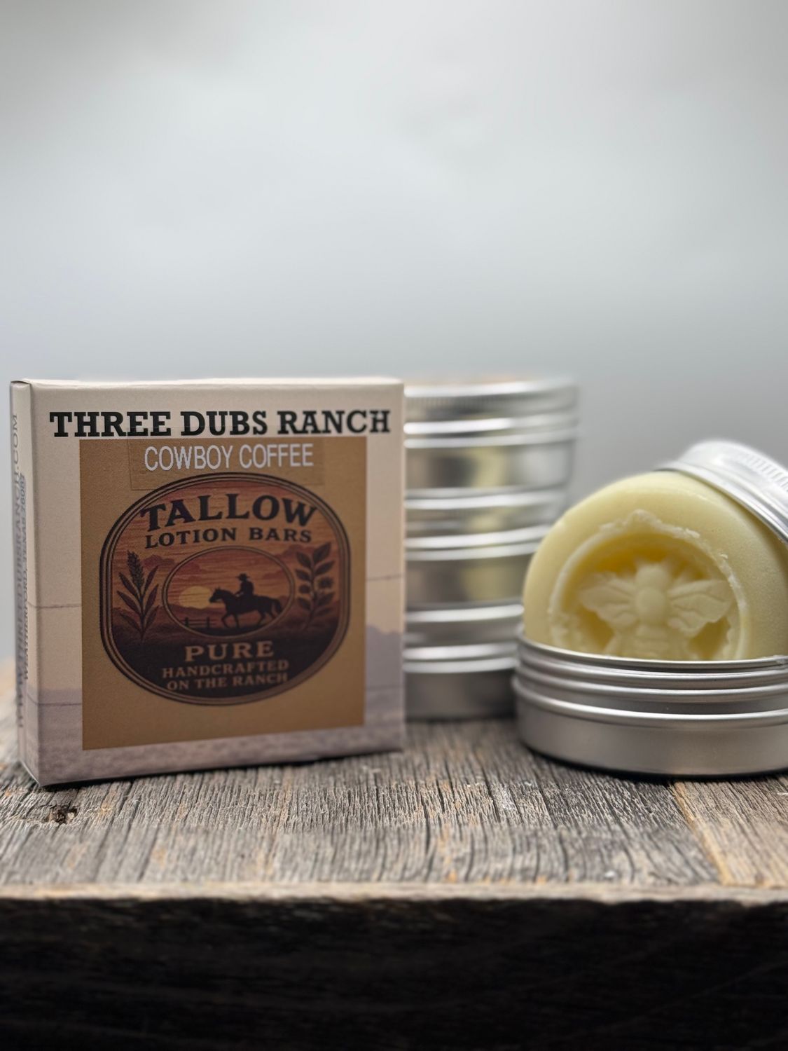 Tallow Lotion Bars: Cowboy Coffee