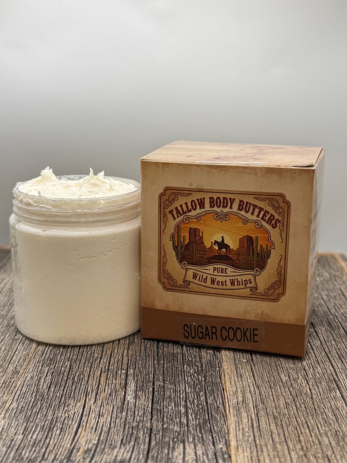 WWW SUGAR COOKIE  Wild West Whips Tallow Body Butter (Vanilla &amp; Brown Sugar)